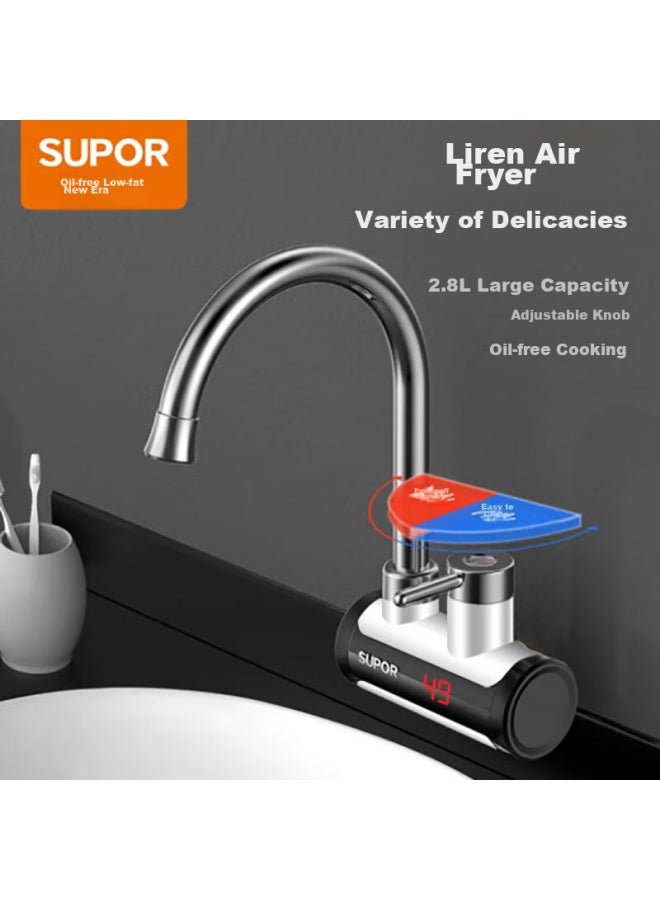 Supor Electric Water Heater, Side Water Inlet, Instant Heating, Fast Heating, Quick Heating, Hot Water For Kitchen, Bathroom, Balcony, Electric Water Heater, 272047-01 Side Water Inlet - Image 3