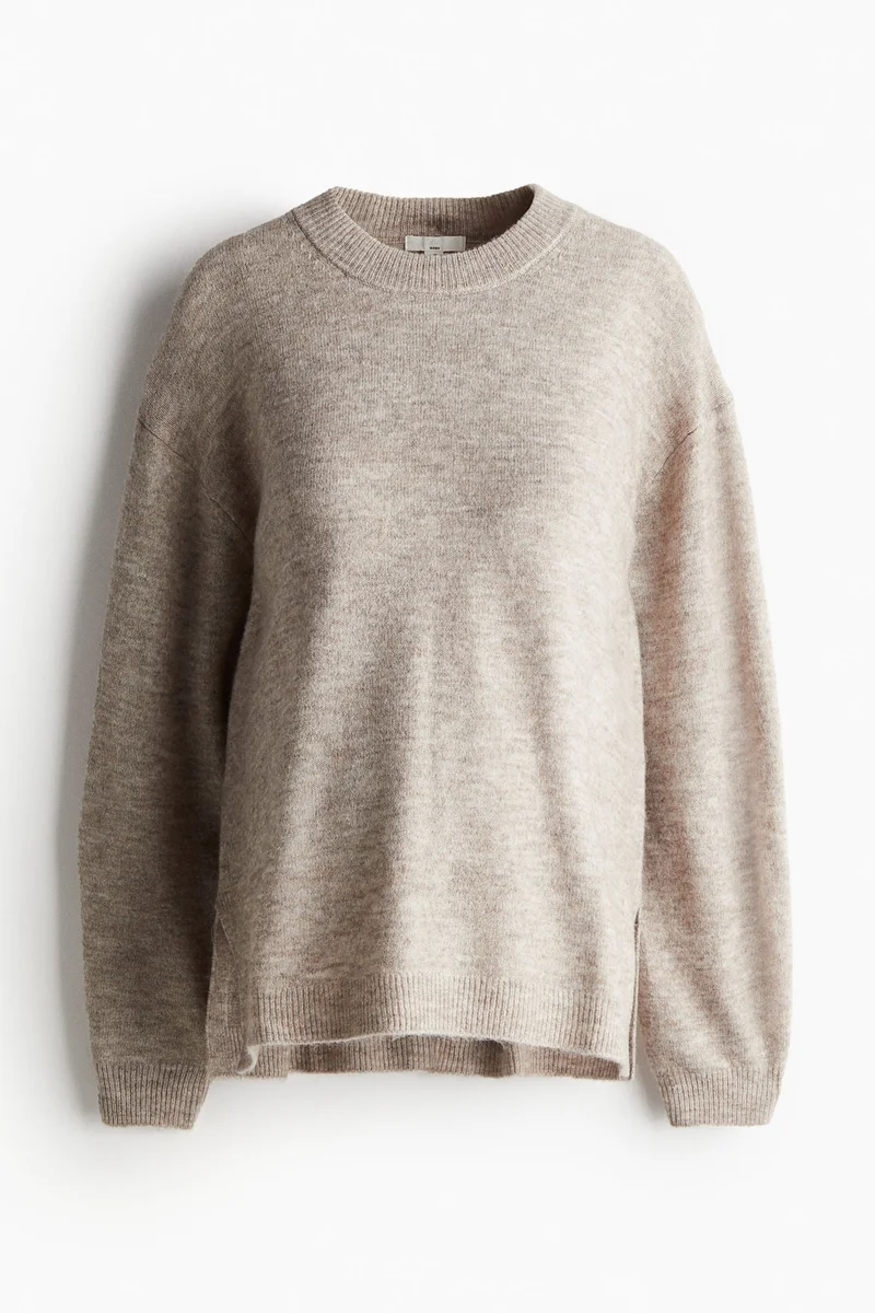 H&M MAMA Slit-hem jumper
