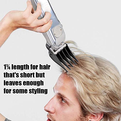 CR8GR8 Professional Hair Clipper Combs Guides, Hair Clipper Guards 1 & 1/4" 1 & 1/2" 2", Mega NO.16 NO.12 NO.10 fits for Most Wahl Clippers(Black) - Image 5