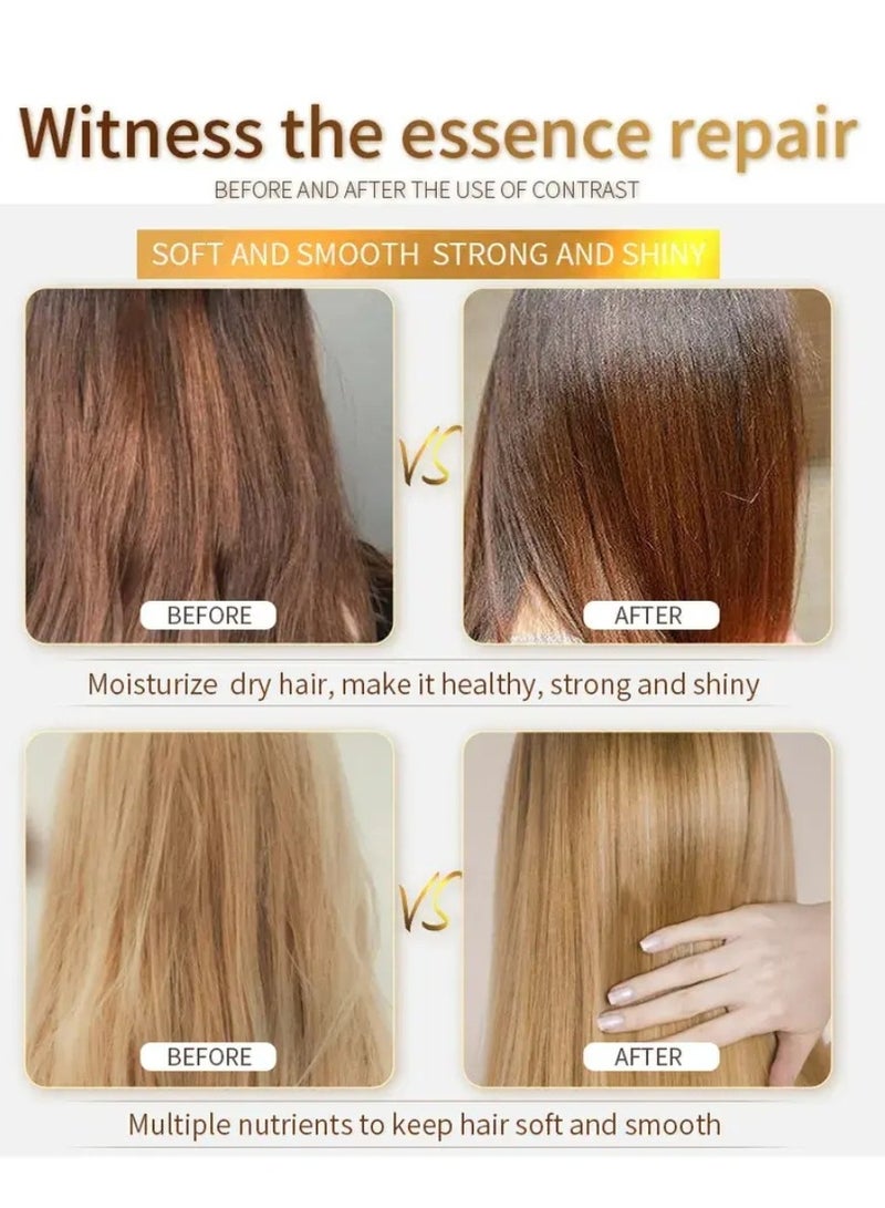 Augeas قناع شعر بزيت الأركان 850 مل زيت الأركان من المغرب يغذي ويصلح الشعر التالف يحسن الأطراف المتقصفة ويستعيد صحة الشعر اللامع مرطب إضافي وناعم قناع شعر كريمي بزيت الأركان - Image 3