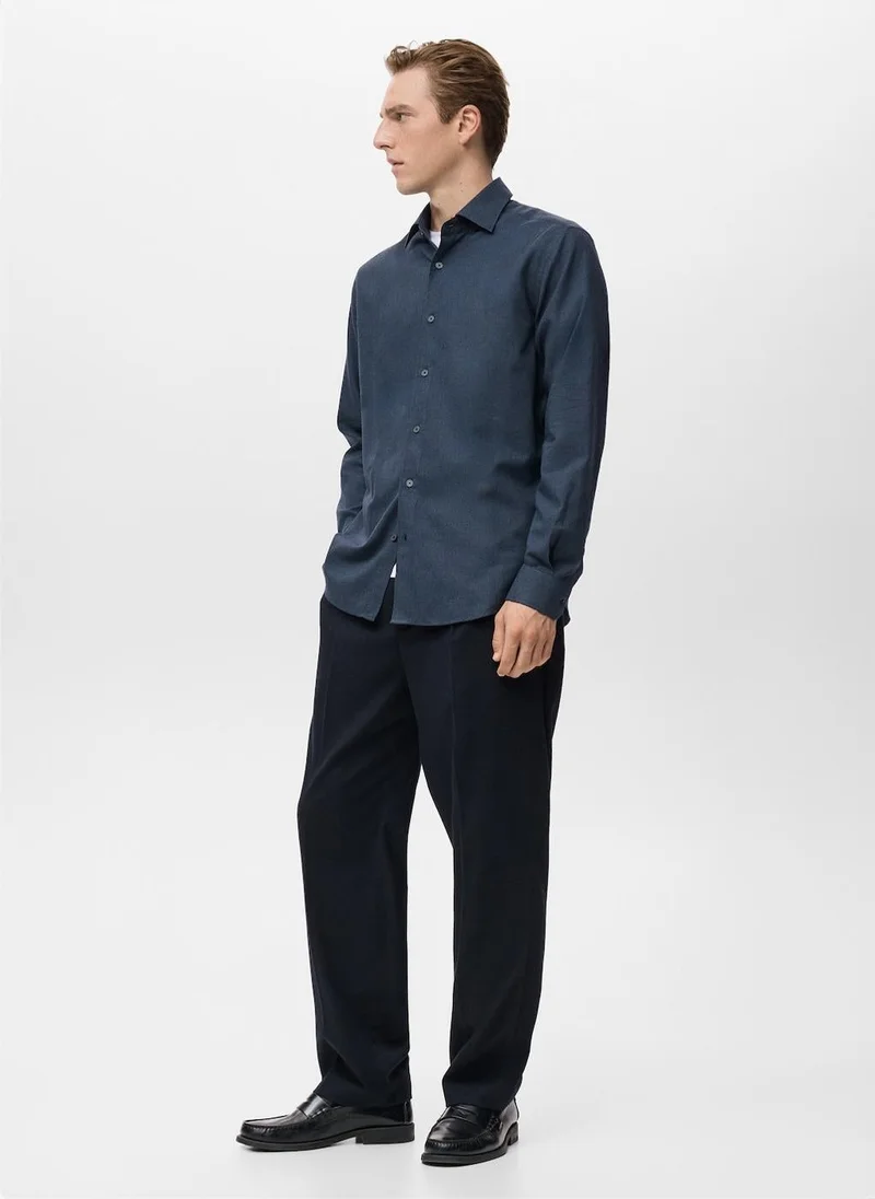 Mango Man  Regular-fit cotton shirt for Men | Best Price UAE