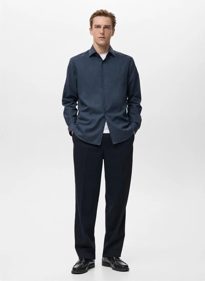 Mango Man  Regular-fit cotton shirt for Men | Best Price UAE