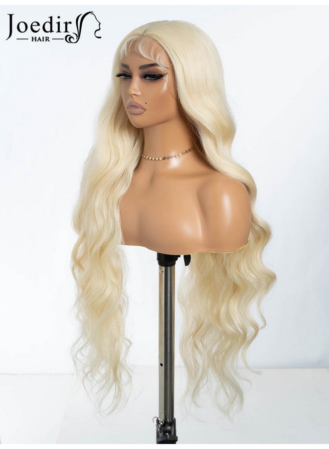 جويدر هير باروكة صناعية طويلة الموجة بجزء أمامي من الدانتيل للنساء ذوات البشرة السمراء، بطول 36 بوصة، باروكة مموجة طويلة للغاية مع شعر صغير من الدانتيل الشفاف وألياف مقاومة للحرارة #613، كثافة 150%
