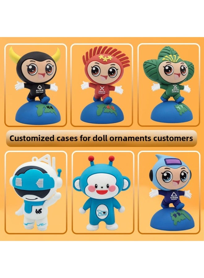 Loquat Soft PVC Cartoon U Disk Professional Production Graduation Hand-held Doll U Disk Blind Box Keychain Students Tide Play U Disk-Color:【exclusively For Government Symbolizing Ip Badge Souvenirs】 - Free  - Image 4