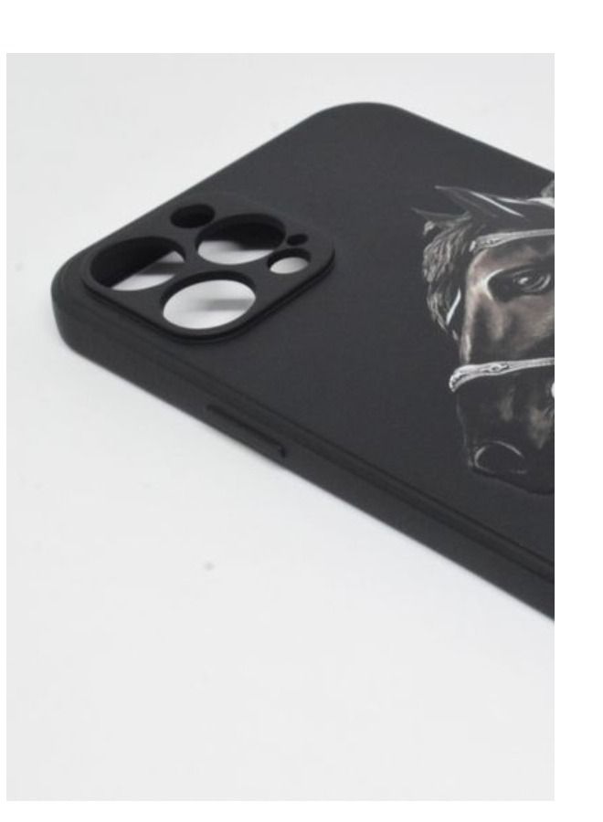 ACLIX Classic Luxury Horse Designed Silicone Protective Case Cover For Apple iPhone 12 Pro Max - Image 2