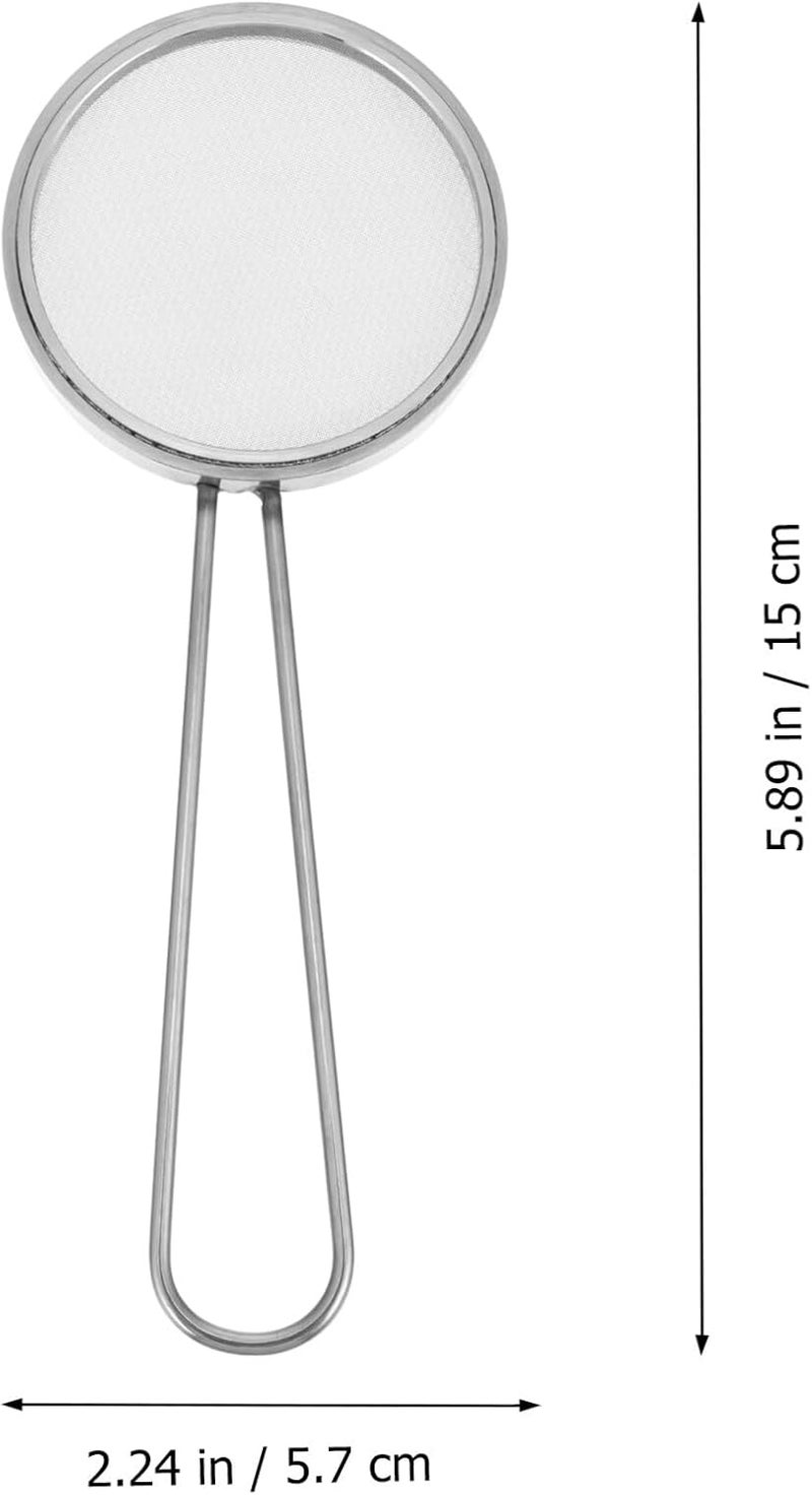 klarako Mesh Strainer Cell Strainer 100 Stainless Steel Cell Filter Mesh Cell Filter Practical Cell Strainer Laboratory Test Sieve for Laboratory Project Falcon Cell Strainer Metal Strainer - Image 1