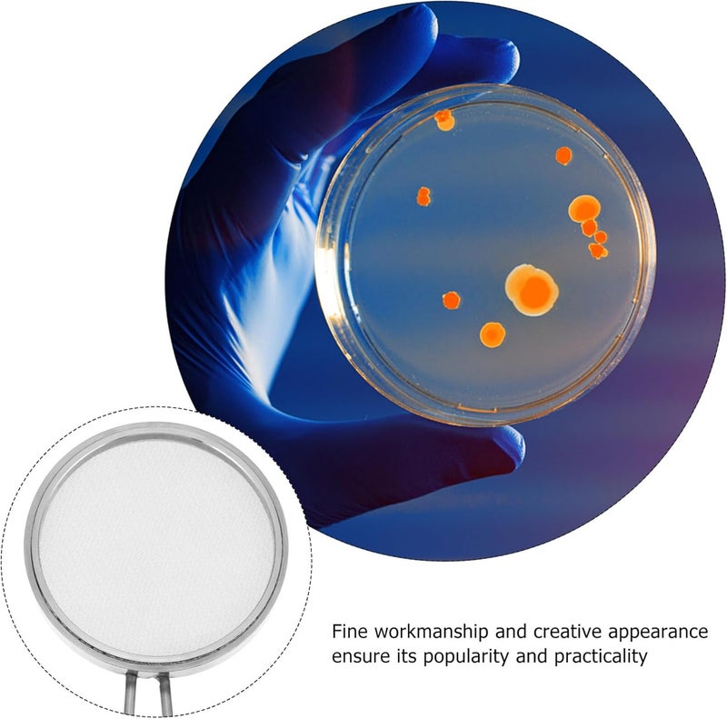 klarako Mesh Strainer Cell Strainer 100 Stainless Steel Cell Filter Mesh Cell Filter Practical Cell Strainer Laboratory Test Sieve for Laboratory Project Falcon Cell Strainer Metal Strainer - Image 2