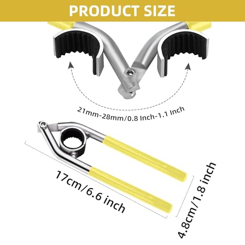 Massmot Faucet Wrench, Bathroom Plumbing Repair Tool, Strong Bite Universal Tap Spanner for Kitchen and Bathroom, Easy To Use - Image 2