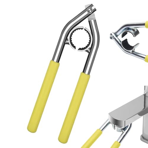 Massmot Faucet Wrench, Bathroom Plumbing Repair Tool, Strong Bite Universal Tap Spanner for Kitchen and Bathroom, Easy To Use - Image 1