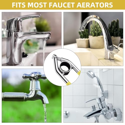 Massmot Faucet Wrench, Bathroom Plumbing Repair Tool, Strong Bite Universal Tap Spanner for Kitchen and Bathroom, Easy To Use - Image 3