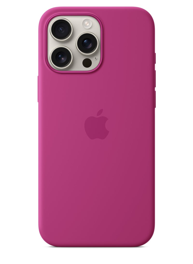 Techie Apple iPhone 16 Pro Max Silicone Case with MagSafe – Fuchsia - Image 2