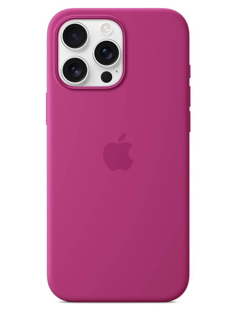 Techie Apple iPhone 16 Pro Max Silicone Case with MagSafe – Fuchsia - Image 3