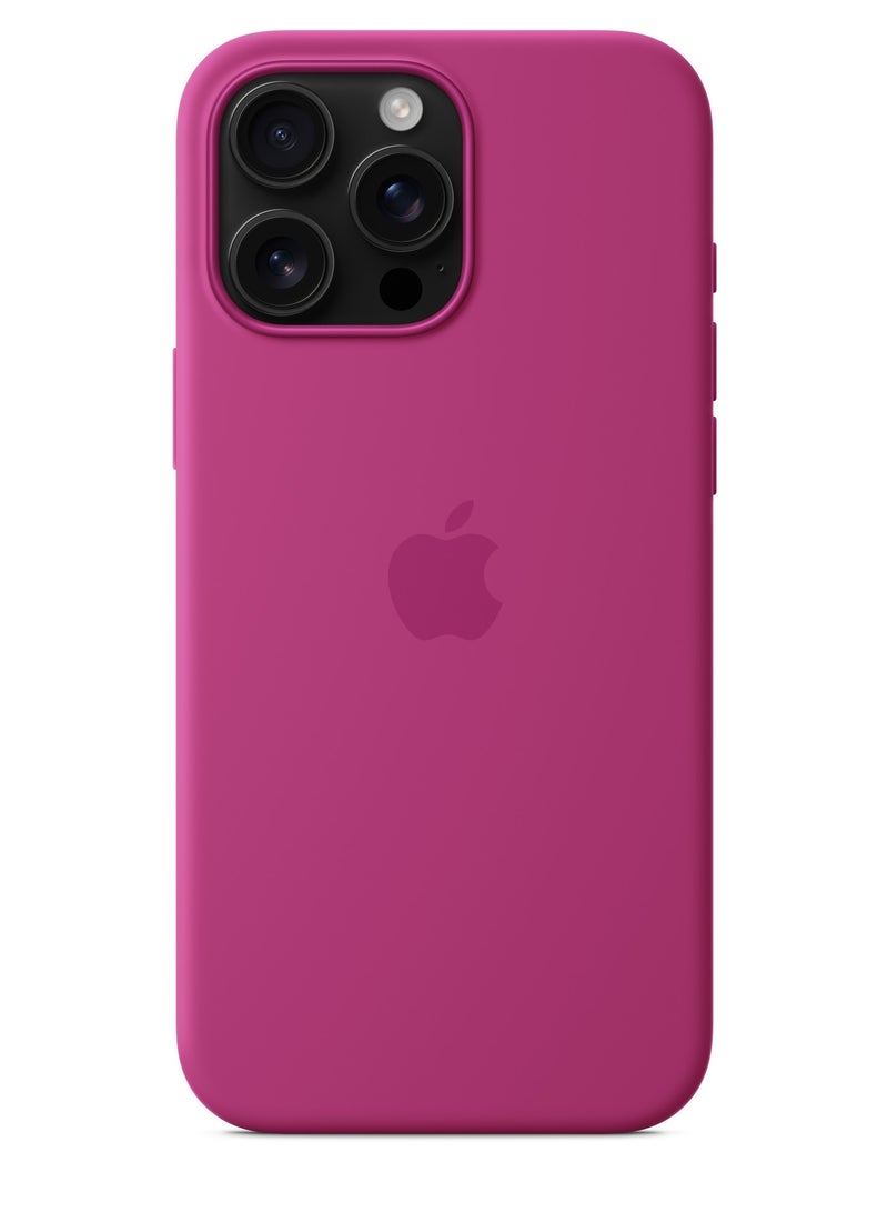 Techie Apple iPhone 16 Pro Max Silicone Case with MagSafe – Fuchsia - Image 4