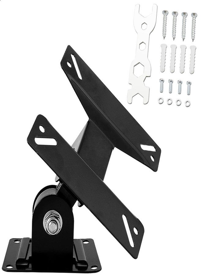 Ogetok TV Monitor Wall Mount Bracket with Swivel Articulating for Most 14-24 Inch LED LCD Flat Screens TVs, Max VESA 75x75mm to 100x100mm up to 35 lbs/15kg, Black Wall Mount TV Bracket - Image 1