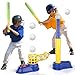 Bennol T Ball Set Toys for Ages 35 58 Kids Baseball Tee for Boys Toddlers Includes 6 Balls Auto Ball Launcher Outdoor Outside Sports T Balls Set Toys Gifts for 3 4 5 6 Year Old Boys Kids Toddlers - Image 3