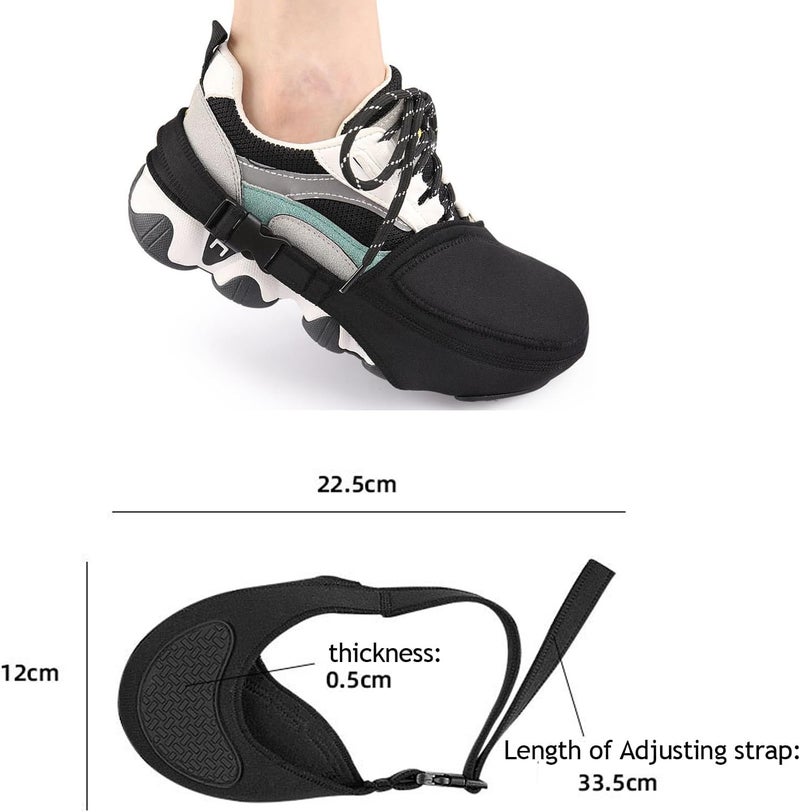 Angzhili 2 Pcs Motorcycle Shifter Shoe Protector,Motorcycle Gear Shift Pad,Adjustable Boot Protector for Motorcycle,Motorcycle Shoe Boots Cover with Anti-Slip Pad - Image 2