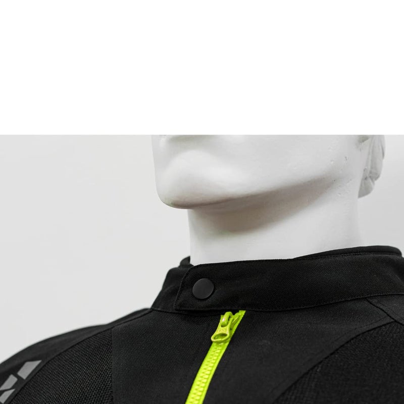 Raida BOLT Motorcycle Jacket | CE Level 2 Armors | Abrasion Resistance Fabric | Lightweight (3XL, HiViz) - Image 4