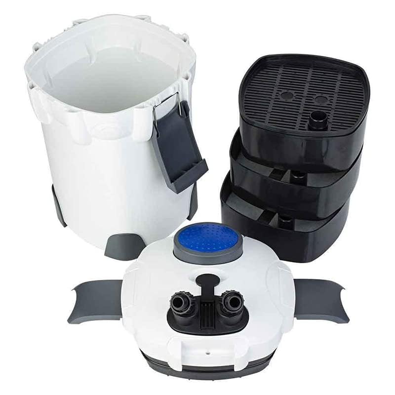 VAYINATO (HW-302) فلتر خارجي متعدد المراحل مع وسائط فلترة لحوض سمك الأكواريوم | مناسب لحوض سمك بطول 2.5 قدم إلى 4 أقدام - Image 2