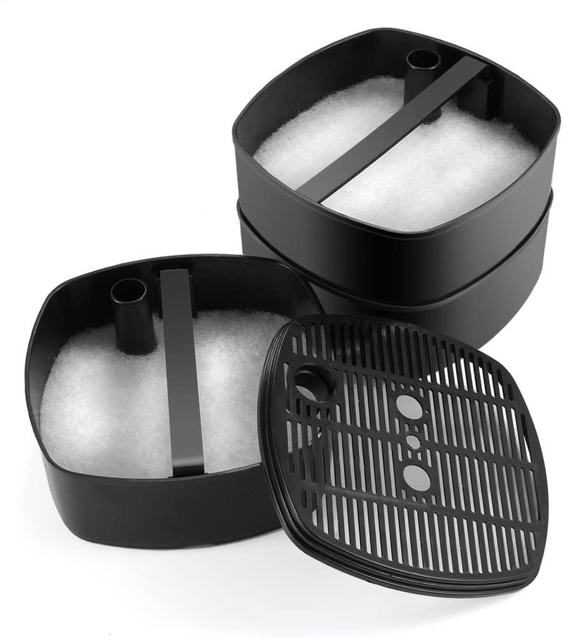 VAYINATO (HW-302) فلتر خارجي متعدد المراحل مع وسائط فلترة لحوض سمك الأكواريوم | مناسب لحوض سمك بطول 2.5 قدم إلى 4 أقدام - Image 4