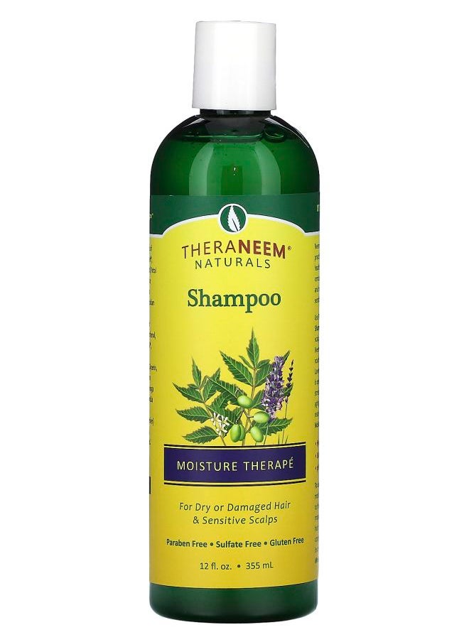 ORGANIX SOUTH Moisture Therapé Shampoo For Dry or Damaged Hair & Sensitive Scalps 12 fl oz (355 ml) 