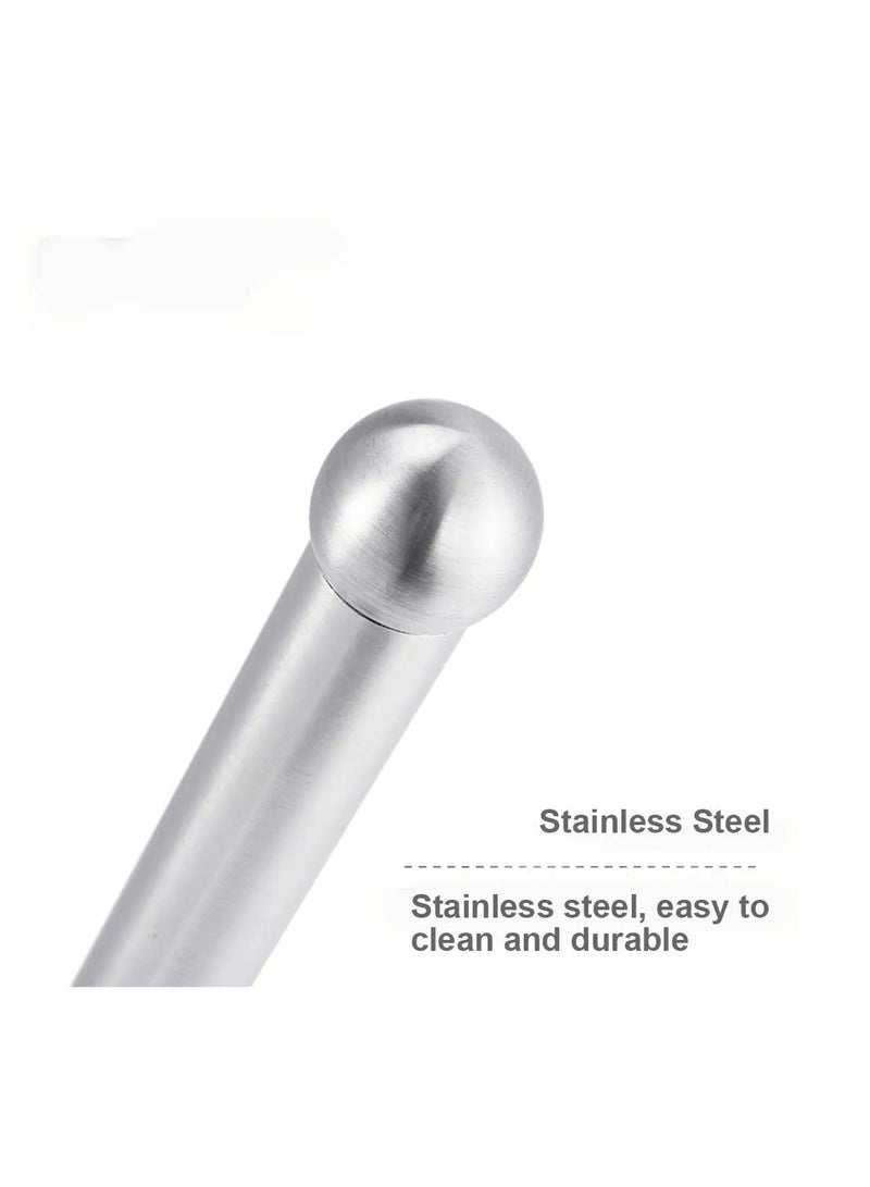 Paper towel holder, in silver, stainless steel  - Image 2