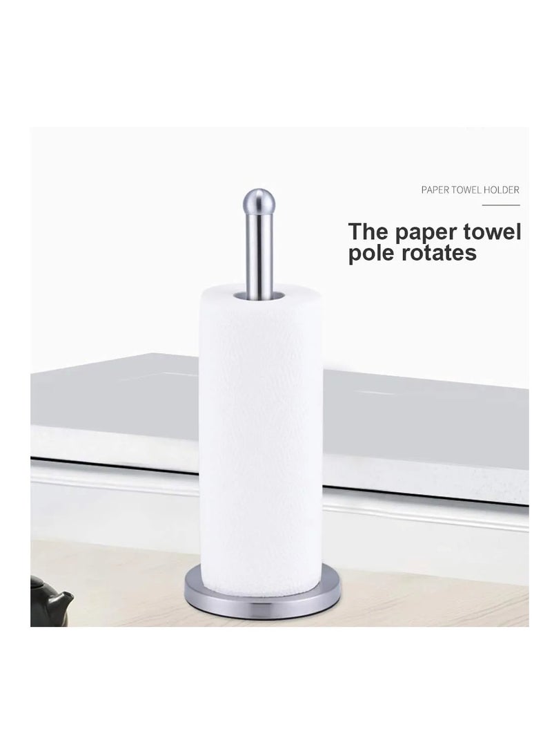 Paper towel holder, in silver, stainless steel  - Image 4