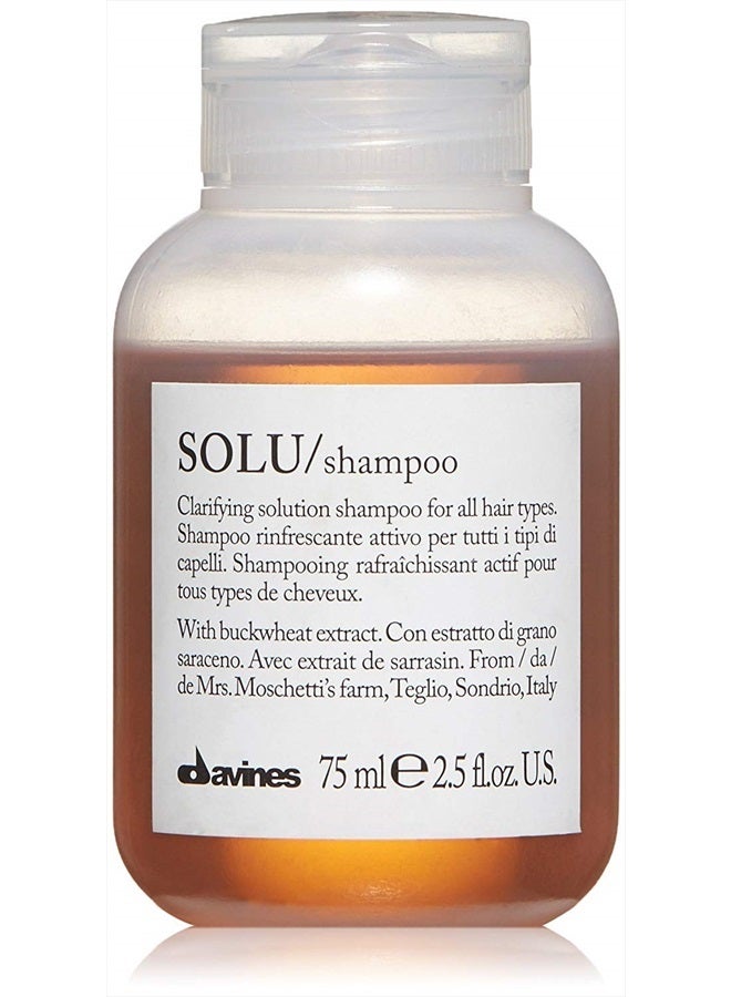 Davines شامبو سوليو، 2.5 أونصة سائلة - Image 1