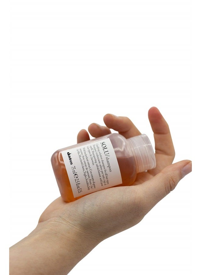 Davines شامبو سوليو، 2.5 أونصة سائلة - Image 3