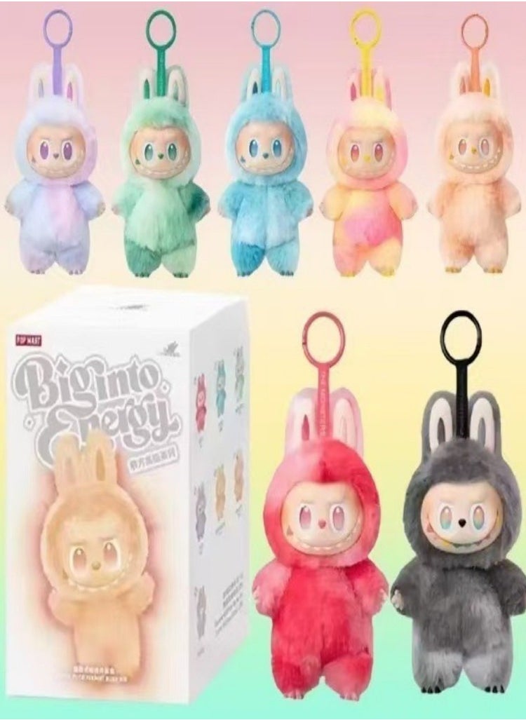 POP MART LABUBU Doll, Plush Toy Set Vinyl Plush Hanging Card,Blind Box Figures La bubu, The Monsters Plush Toys for Modern Home Decor, Collectible Toy Set Seat Green  - Image 3