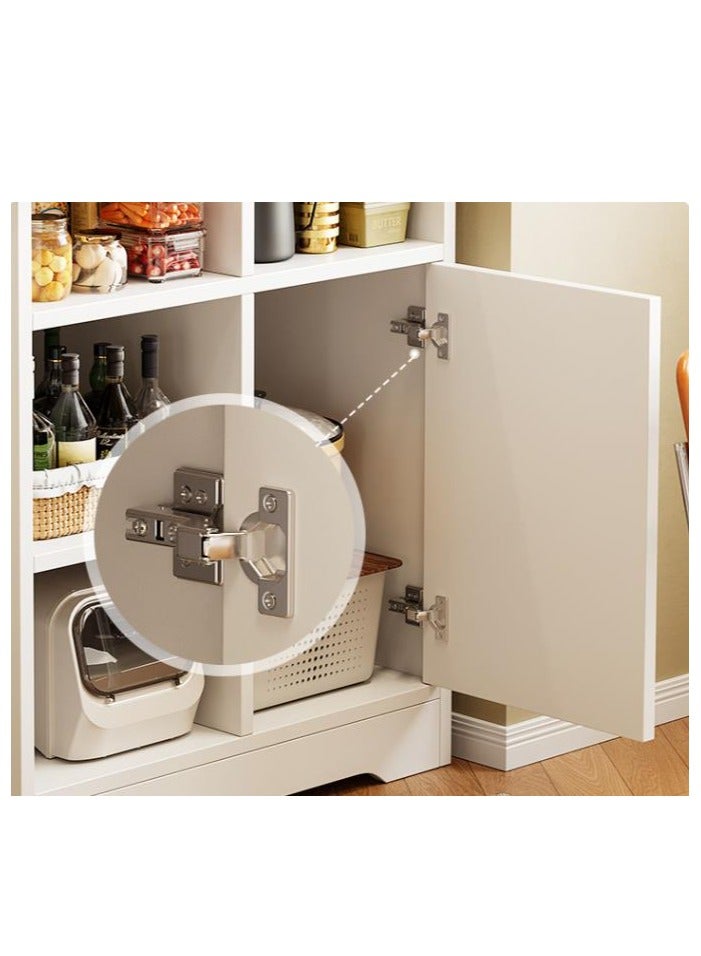 جولدن خزانة قهوة Coffee Corner MDF مع سعة تخزين كبيرة لغرفة المعيشة أو المكتب （80*40*90 سم） - Image 4