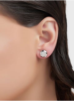 BOSS Stainless Steel With Crystal Earrings  - Image 4