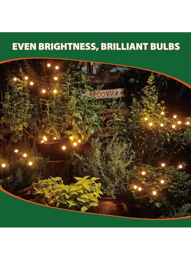 DANIM Solar Powered Firefly Lights,Outdoor Waterproof,Starburst Swaying Solar Lights, Garden Lights for Path Landscape Outdoor Decorative Lights 2 PCS - Image 4