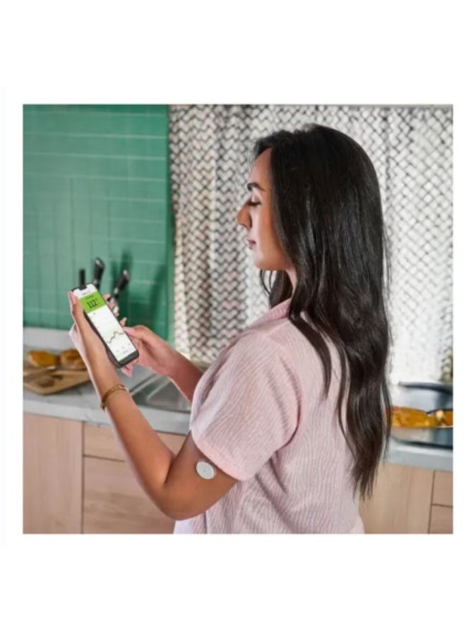 أبوت مجموعة مستشعرات مراقبة الجلوكوز الفورية Freestyle Libre 2 Plus – تتبع الجلوكوز في الوقت الفعلي، بدون ألم ودقيقة - Image 4