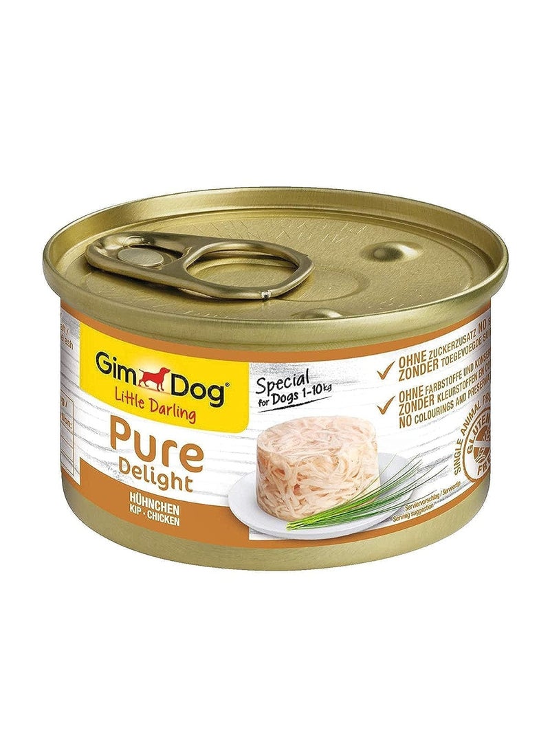 GimDog Little Darling Pure Delight Chicken Gluten-Free Wet Dog Food with Single Animal Protein for Small Dogs (1–10kg) - Image 1
