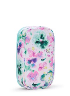 kipling 50 Pens Medium pencase Aqua Blossom-I37077EC  - Image 2