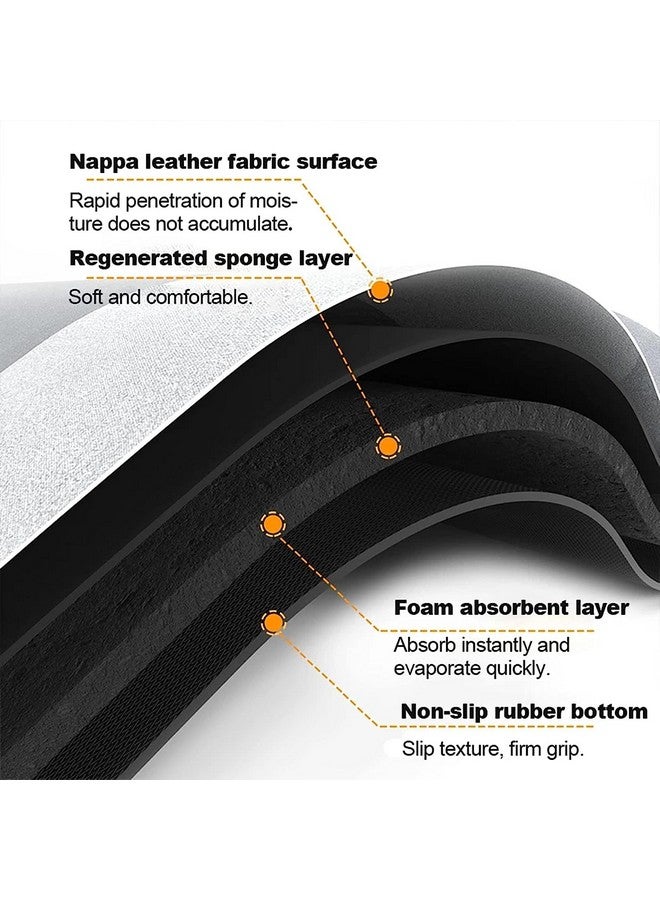 AAZEEM حصيرة AAZEEM، حصيرة سريعة الجفاف | حصيرة أرضية فائقة الامتصاص لغرفة المعيشة - قاعدة مطاطية غير قابلة للانزلاق | حصائر سهلة التنظيف | حصائر للأماكن | حصيرة مطاطية للباب | مستطيلة | 40x60 سم - Image 4