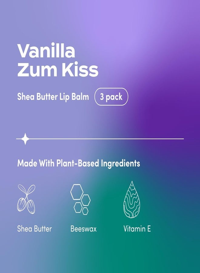 زم زوم فانيلا كيس ستيك (عبوة من 3 قطع) مع زيت بذور دوار الشمس العضوي المعتمد، وشمع العسل، وزبدة الشيا، والزيوت العطرية النقية، وشمع الكانديليلا، وفيتامين هـ، والعسل، 0.15 أونصة - Image 2