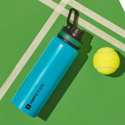 IMPETUS Stainless Steel Water Bottle 1L – Sipper Bottle with Carry Handle, Leakproof, Rust-Resistant & Durable, for Men & Women | Gym, School, Office & Daily Use – Blue - Image 5