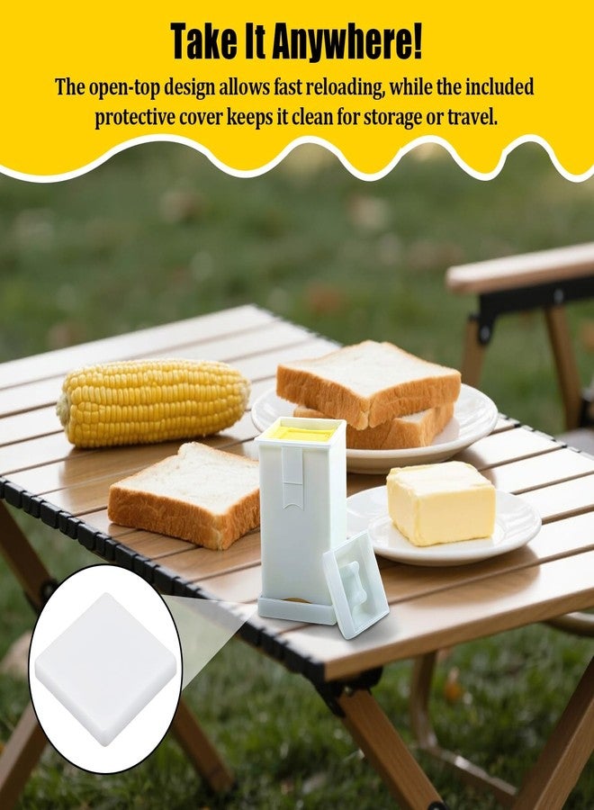 smrtcol 4 Pack Plastic Butter Spreader Corn Cob with Cover Butter Spreader for Corn, Bread & Cooking for Even Spread on Toast, Pancakes, Waffles & Grilling - Image 5