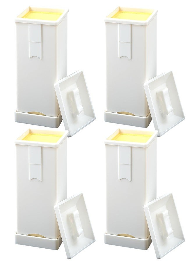 smrtcol 4 Pack Plastic Butter Spreader Corn Cob with Cover Butter Spreader for Corn, Bread & Cooking for Even Spread on Toast, Pancakes, Waffles & Grilling - Image 1