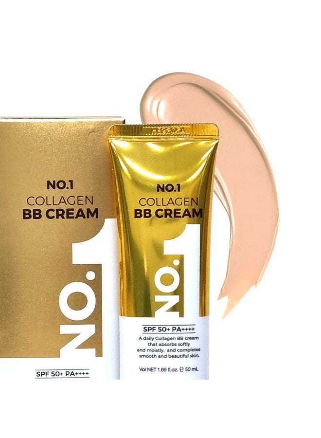 PRETTYSKIN No1 Anti Wrinkle Collagen Facial Bb Cream Spf50+ / Pa++++ (1.69 Fl.Oz.) With Zinc Oxide Titanium Dioxide Collagen For Oil Moisture Balance Soft Glow - Image 3
