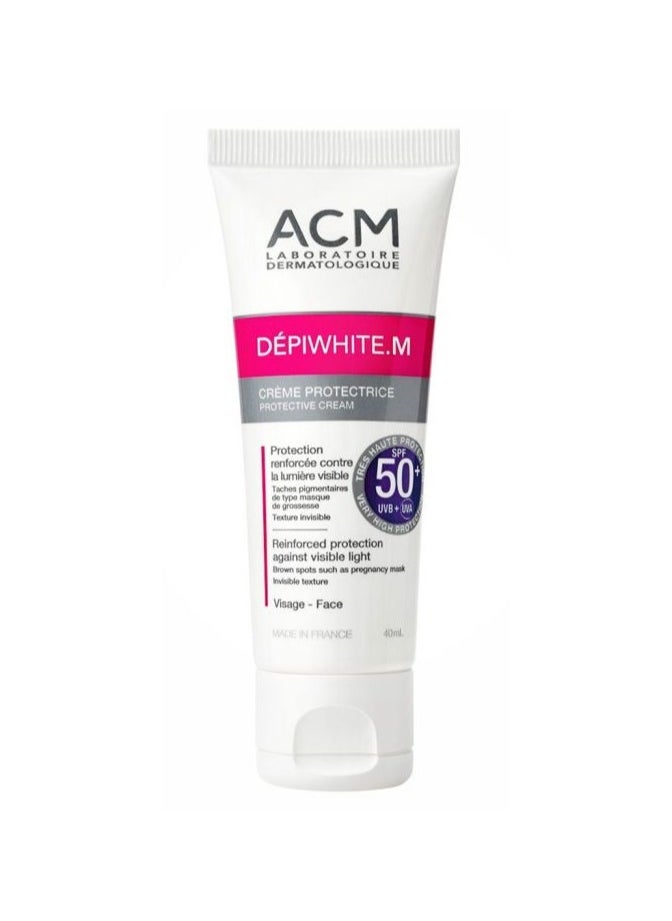 ACM - ACM Depiwhite M SPF50+ Face Sunscreen Cream With UVA + UVB + Blue light Protection 40ml - Image 1