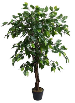 Artificial Potted Yucca Tree, Green - 120 cm