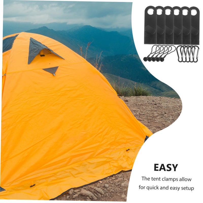 Heavy Duty Tarp Clips Set of 4 for Camping Tent Awning Secure Outdoor Use Easy Install - Image 5