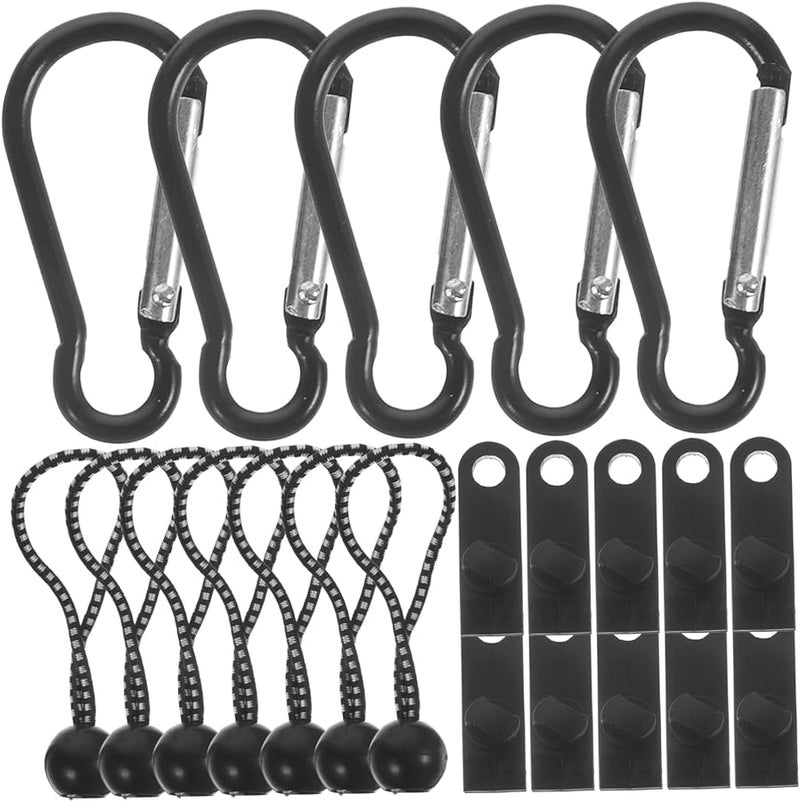 Heavy Duty Tarp Clips Set of 4 for Camping Tent Awning Secure Outdoor Use Easy Install - Image 1