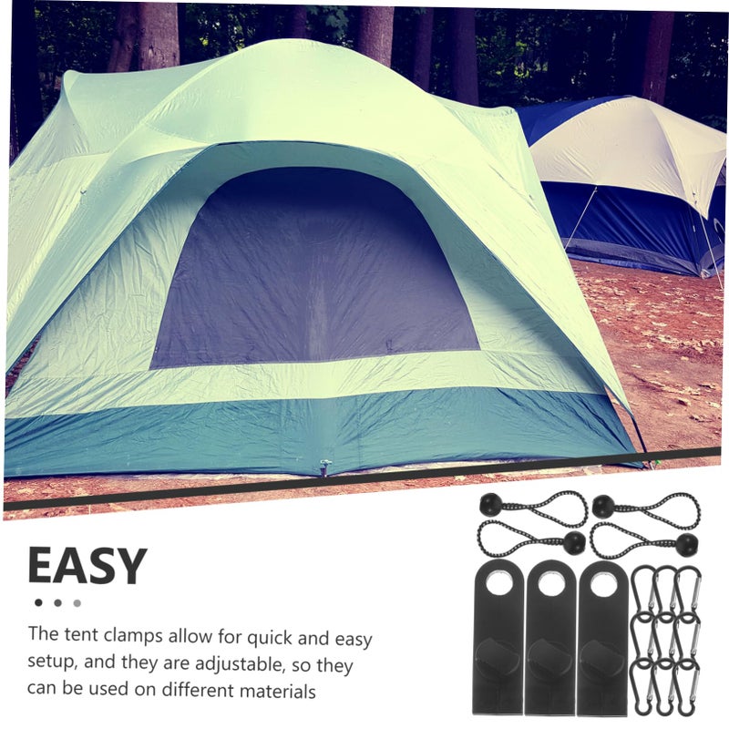 Heavy Duty Tarp Clips Set of 4 for Camping Tent Awning Secure Outdoor Use Easy Install - Image 4