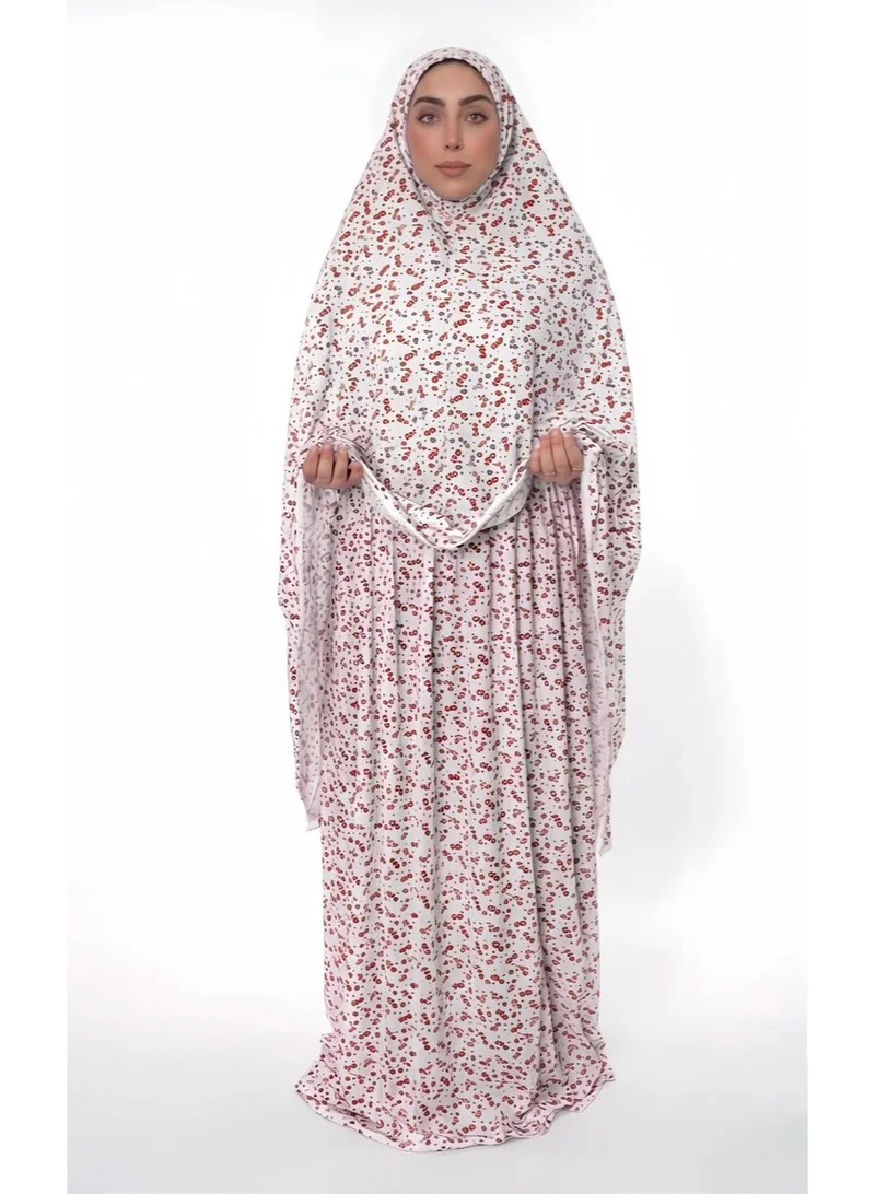 Two pieces islamic prayer robe dress set