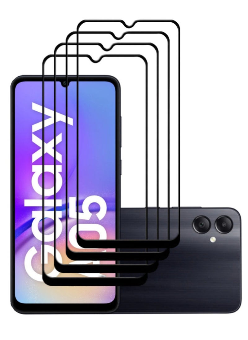 ACLIX 4 Pieces Antistatic ESD Dustproof Premium Quality High Definition Tempered Glass Screen Protector Designed For Samsung Galaxy A05 - Image 1