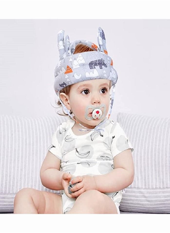 Generic - خوذة أمان قابلة للتعديل للأطفال الرضع والأطفال الصغار وواقي رأس وحزام حماية، توفر بيئة أكثر أمانًا عند تعلم الزحف والمشي وقبعة لعب الأطفال الرضع - Image 1