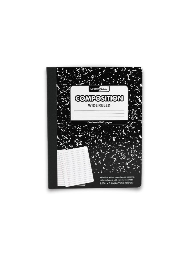 Journal Composition Book B5 - 9.75*7.5 - 200S